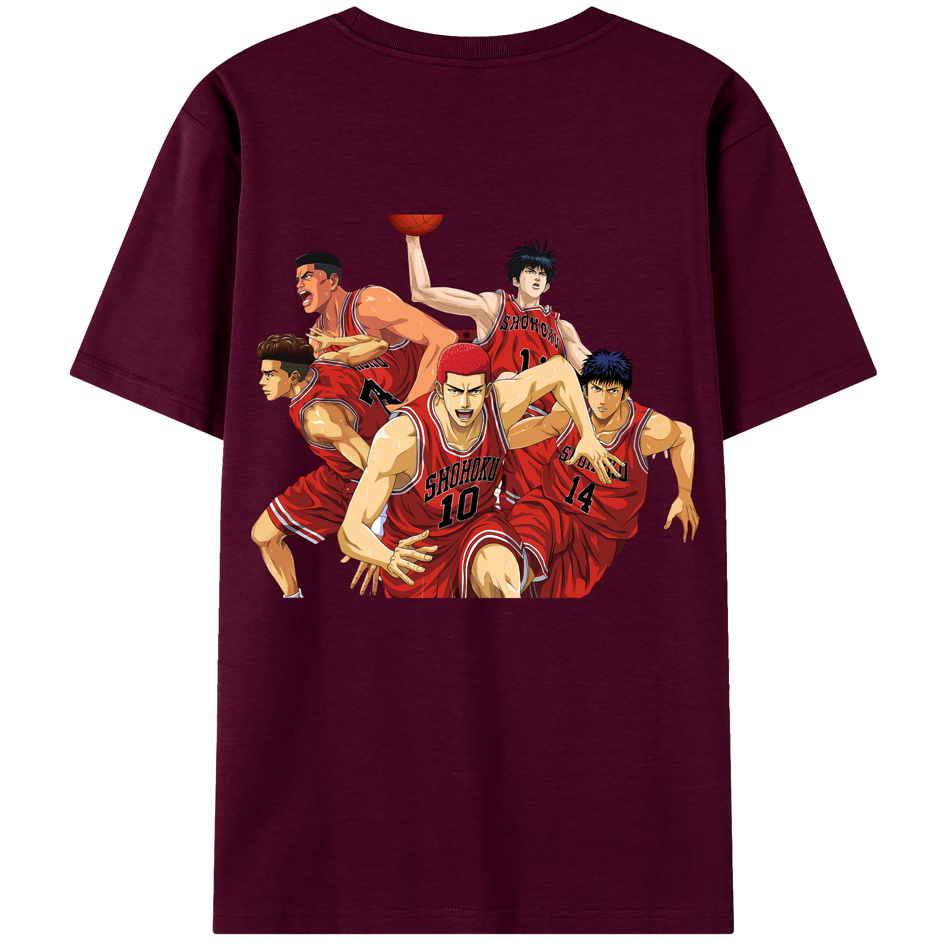 SLAM DUNK／スラムダンク レディース半袖Tシャツ(バックプリント)